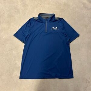 Navy Oakley Golf Quarter Zip